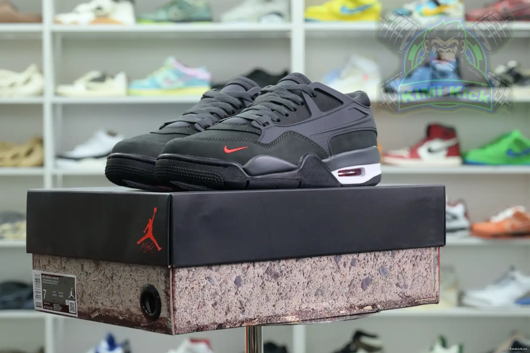 Sylvester Jordan Kimikick RM x Air SP 4 “Anthracite” Jordan Nigel 0509